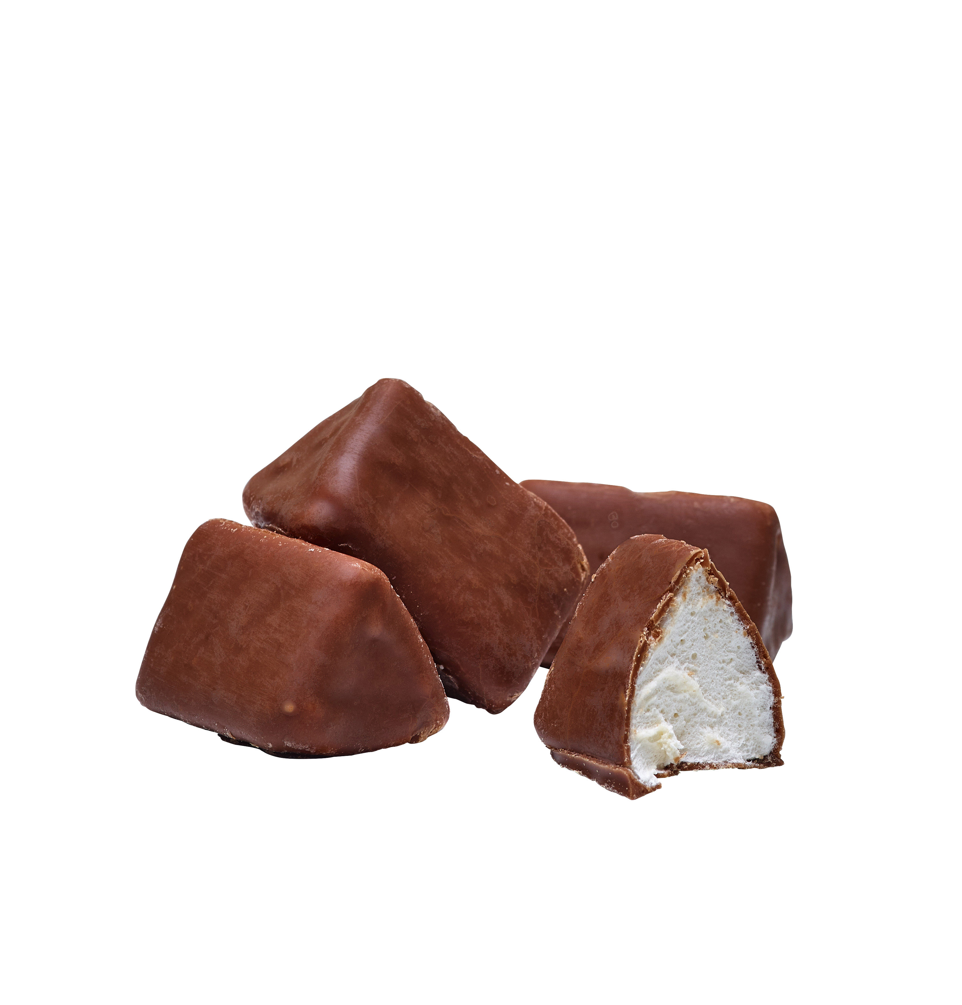 Belledonne Marshmallows met melk chocolade bulk bio 2kg - 60481